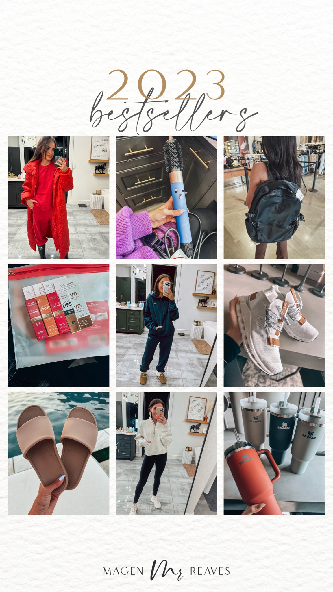 My top 2023 bestsellers! 

Alo yoga - lululemon - Stanley - grande lash - on cloud and more! 

#LTKitbag #LTKstyletip #LTKshoecrush