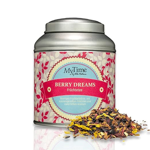 MY TIME Berry Dreams, Früchte Tee Erdbeer-Himbeer, duftiger Früchtetee, auch als Geschenk geeig... | Amazon (DE)