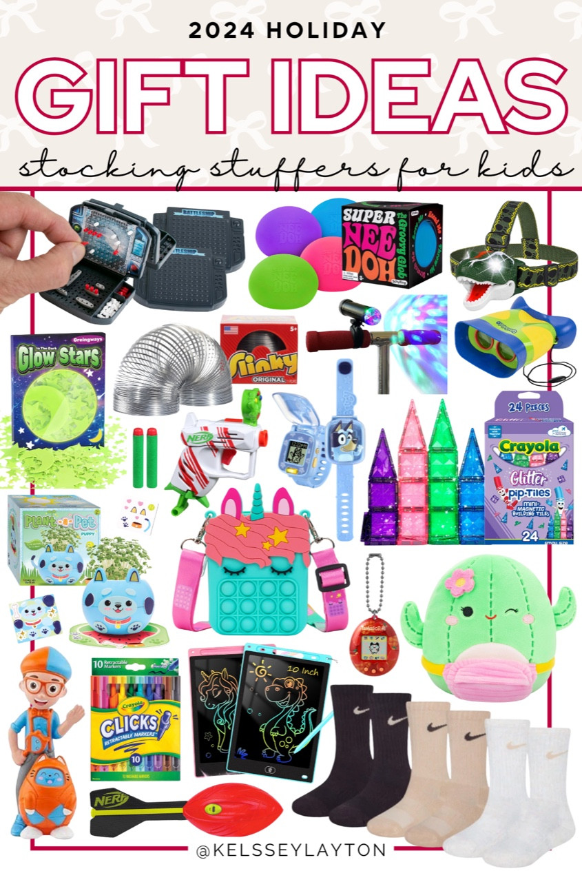 Gift guide for kids stocking stuffers, Christmas gift ideas for kids, stocking stuffers for kids, kelssey Layton gift guide 

#LTKGiftGuide #LTKKids #LTKFindsUnder50
