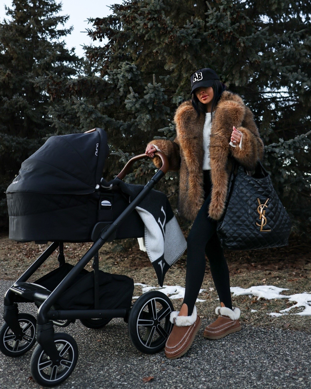 School drop off outfit
Revolve faux fur coat linking similar 
Stirrup leggings 
Nordstrom sweater 
Ugg alpine booties on sale 

#LTKSeasonal #LTKSaleAlert #LTKootd