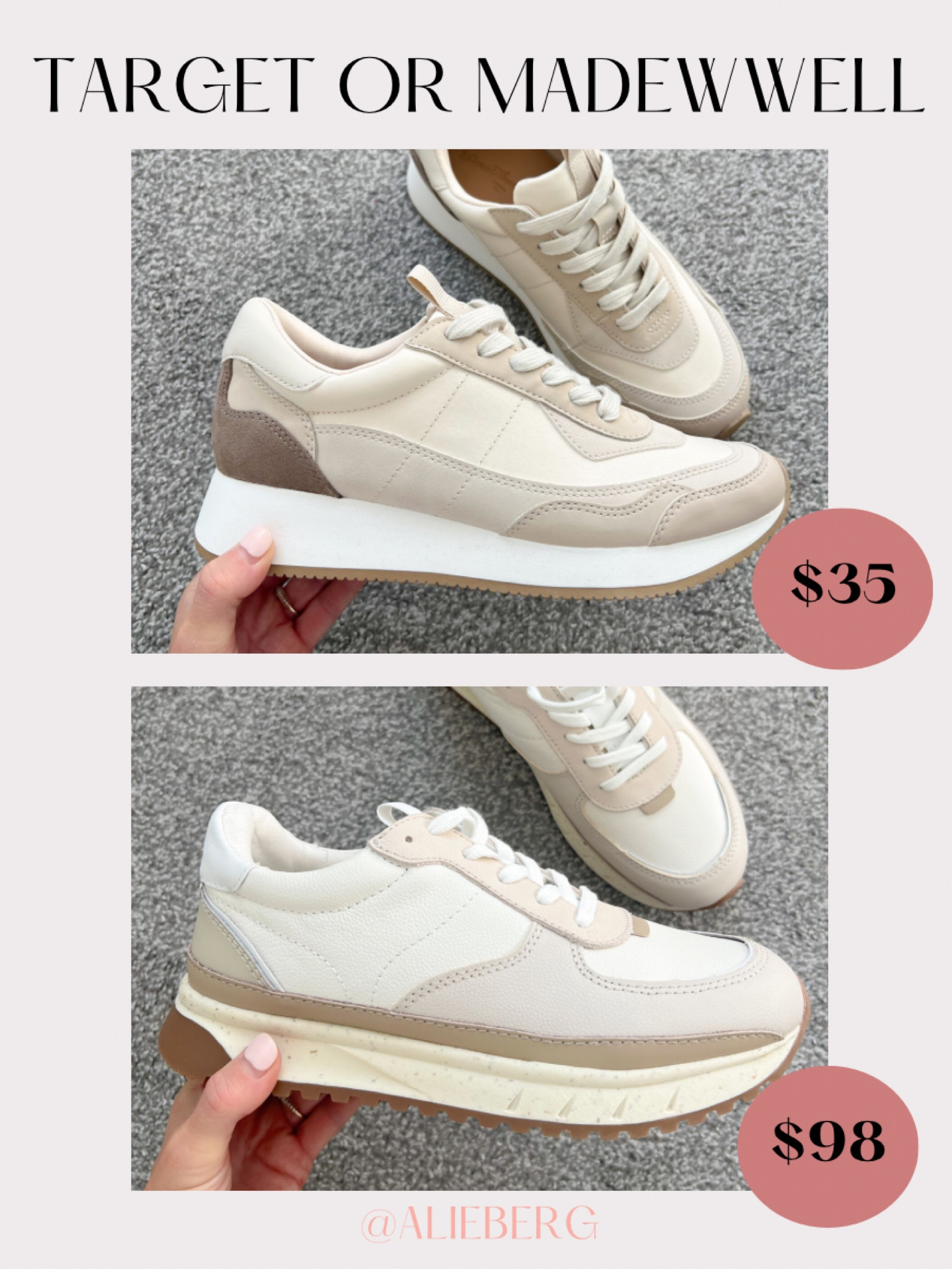 Target or Madewell Sneakers👟

Target sneakers, target shoes, target shoes 2024, Madewell sneakers, 

#LTKfitness #LTKfindsunder100 #LTKshoecrush