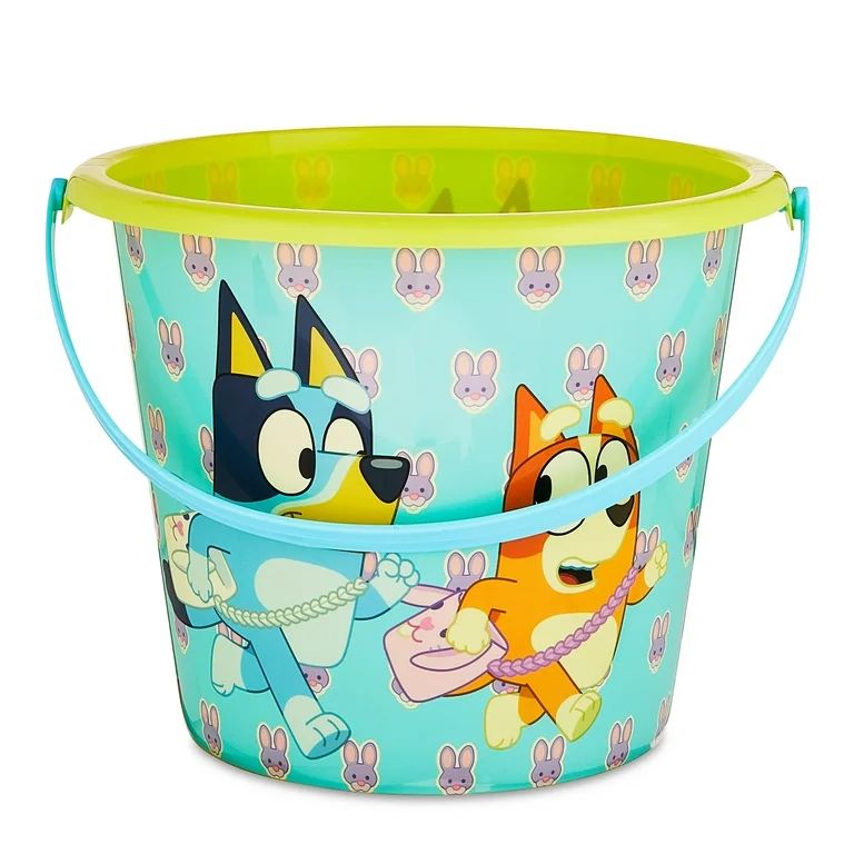 Bluey Jumbo Plastic Easter Bucket - 10.75" x 8.75" | Walmart (US)