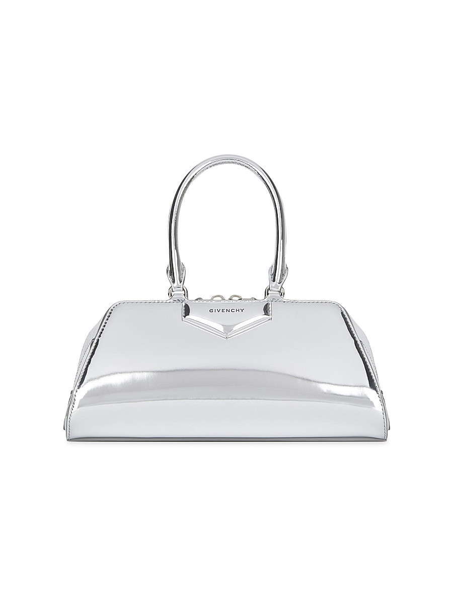 Women's Small Antigona Cube East West Top Handle Bag - Light Silvery | Saks Fifth Avenue