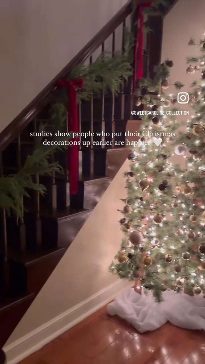 ITS TIMEEE 🎄🎅🏼✨🛷☃️❄️

+ every year I find myself putting my Christmas decorations up earlier & the studies are correct, it makes me happier! 

This year is extra special since it’s our first time decorating our new home for the holidays! 

I tried to make my previous years decor work as best as I could butttt, it’s safe to say I’ll be updating some things little by little ☺️

#christmas #holidaydecor #christmasdecor #christmastree #christmasgarland #fireplace #mantledecor #stairwelldecor #hobbylobby #target #athome #homegoodsfinds #michaels

Home, living room, formal room, stockings, fireplace, garland, gift box, tree skirt, hobby lobby, tree topper, star topper, bedroom, Christmas, tree, ornaments, at home, Amazon, Walmart, wayfair, target, bed bath and beyond, pottery barn, crate and barrel, west elm, tree skirt, tree ornaments, Christmas decor, Christmas tree, curtains, interior design, under 200, under 100, under 50, under 25, sweet Caroline collection 

#LTKSeasonal #LTKHome #LTKHoliday