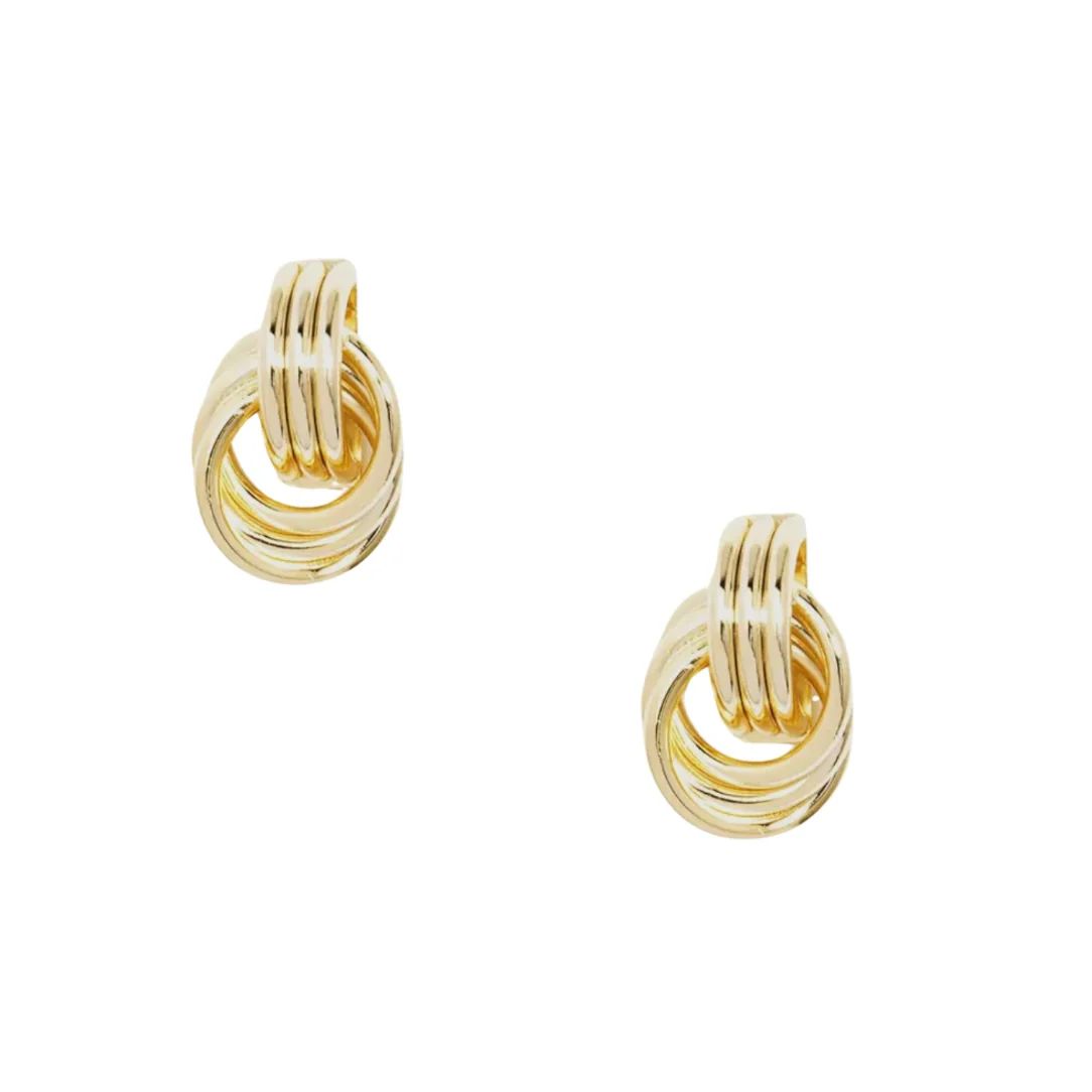 Linked Loops Stud Earrings | Sea Marie Designs