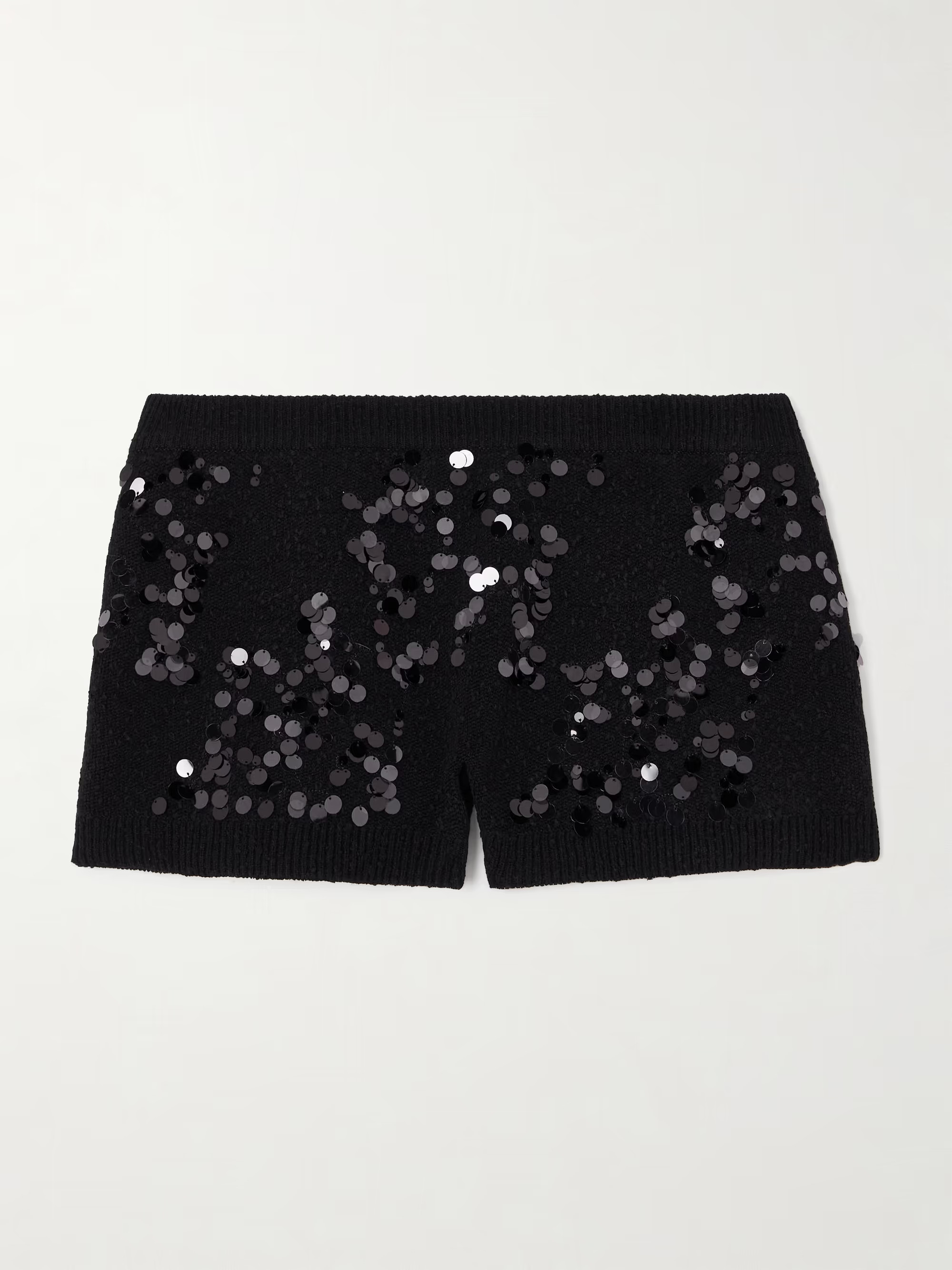 Sequined bouclé shorts | NET-A-PORTER (UK & EU)