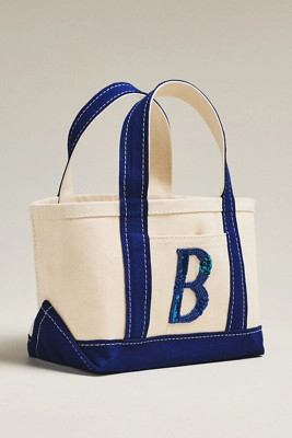 The Hartley Monogram Mini Canvas Tote by Maeve | Anthropologie (US)