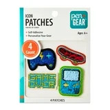 Pen+Gear Chenille Patch Stickers, 4 Count, Video Game, For Backpacks, Lunch Kits and Students | Walmart (US)