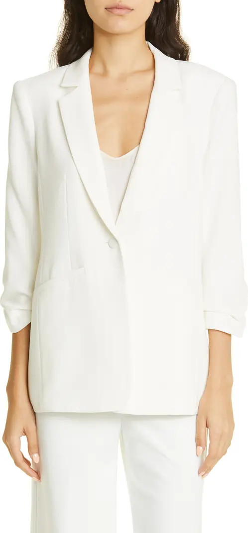 Khloe Ruched Sleeve Blazer | Nordstrom