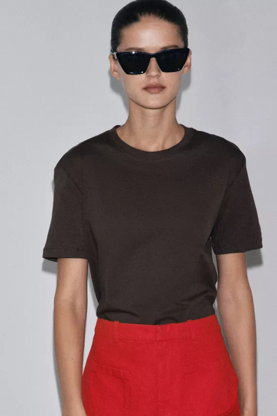 BASIC COTTON T-SHIRT | Zara UK