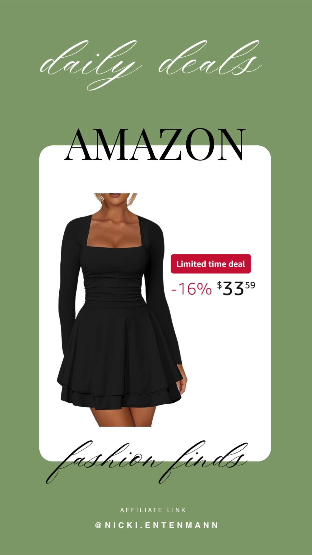 This womens square neck ruffle hem mini dress brings cheerful charm and effortless flair to everyday style with modern vibes. #MiniDress #SquareNeckStyle #RuffleHem #WomenFashion #WardrobeEssentials #DailyOutfits #LifestyleLooks #ModernStyle #FashionBasics #StyleFavorites 👗✨🌸
 

 #LTKdayinmylife #LTKgrwm #LTKootd