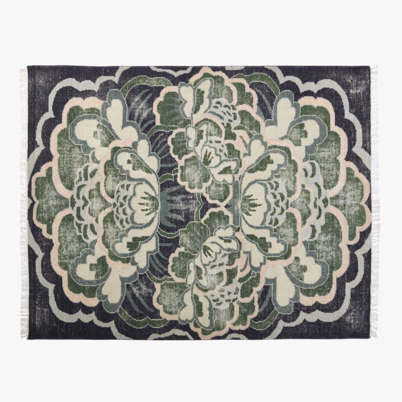 Allure Green Hand-Knotted Area Rug 8'x10' + Reviews | CB2 | CB2