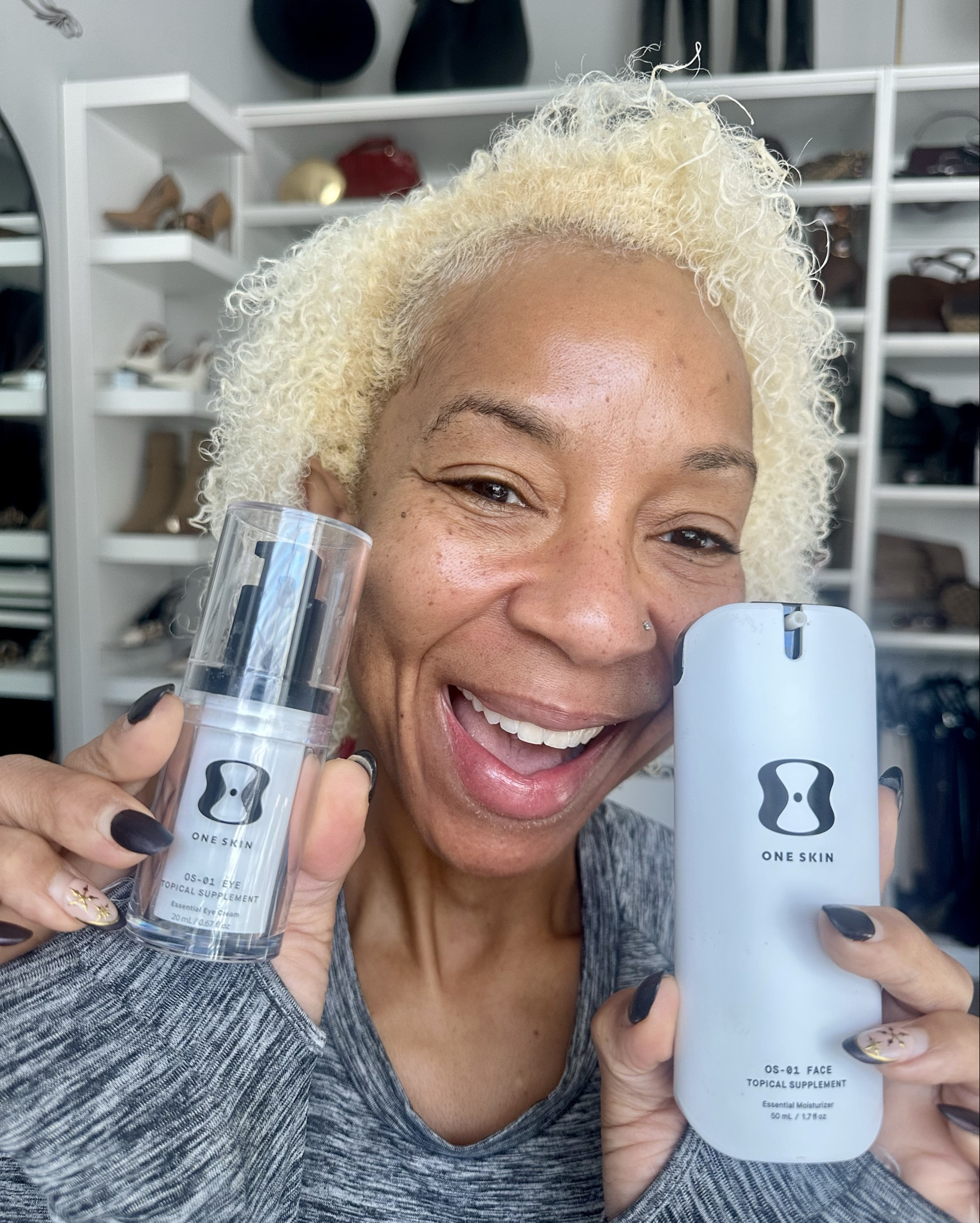 One Skin is offering free shipping for a limited time. Use code:FREESHIP
One Skin Topical Moisturizer: https://go.shopmy.us/p-34552661
One Skin Topical Eye Supplement: https://go.shopmy.us/p-34552762

#LTKBeauty #LTKselfcare #LTKOver40