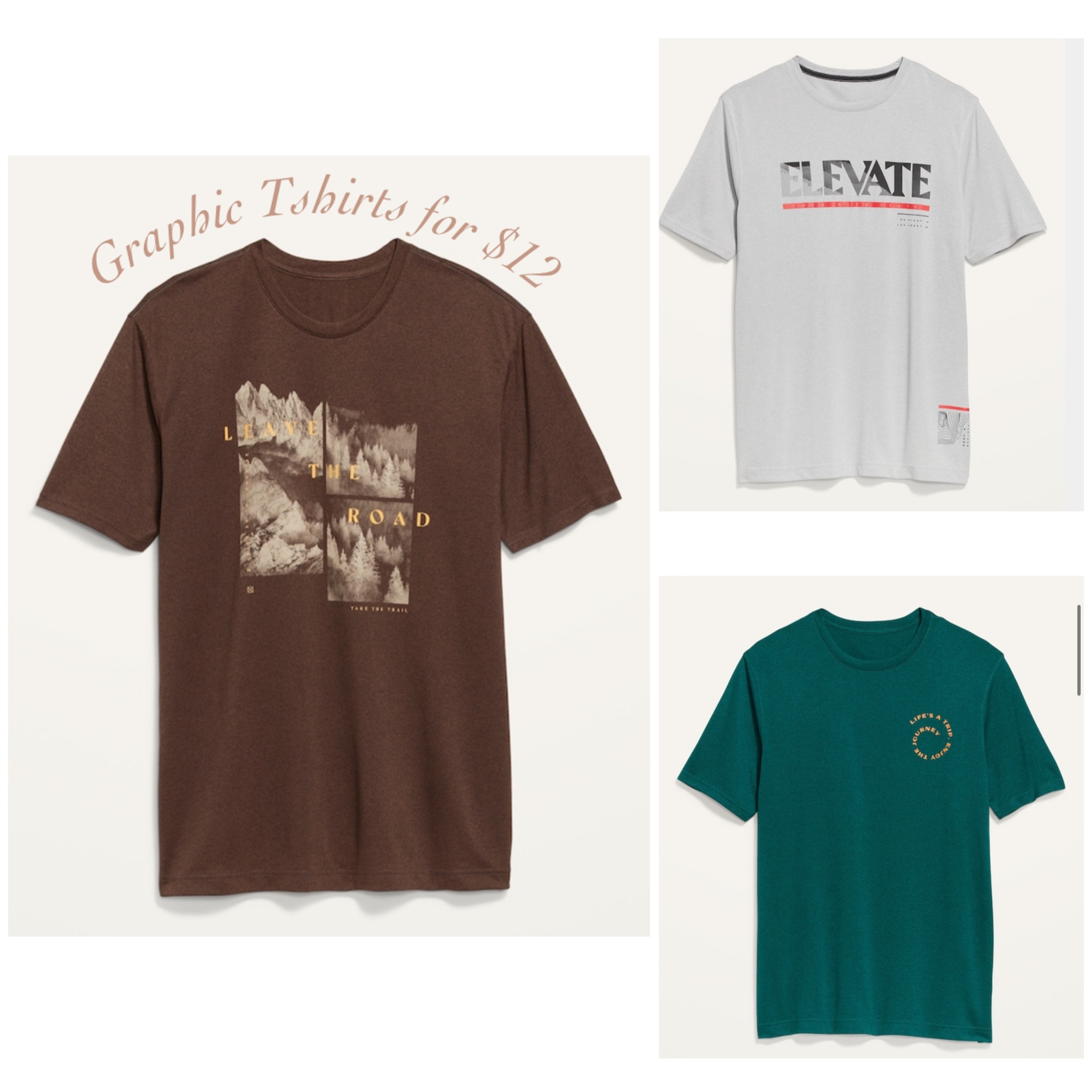 Mens graphic Tshirts for everyday value of $12!!! I personally love buying mens’ t shirts from Old Navy for my workout fits too ❤️

#LTKsalealert #LTKunder50 #LTKmens