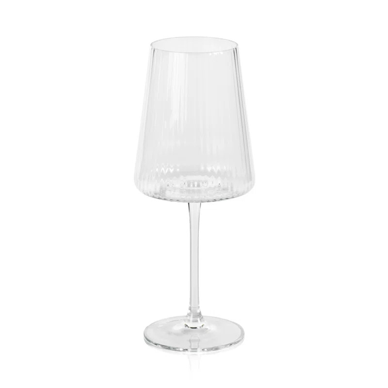 Axlan Fluted Textured Wine Glasses | Wayfair North America