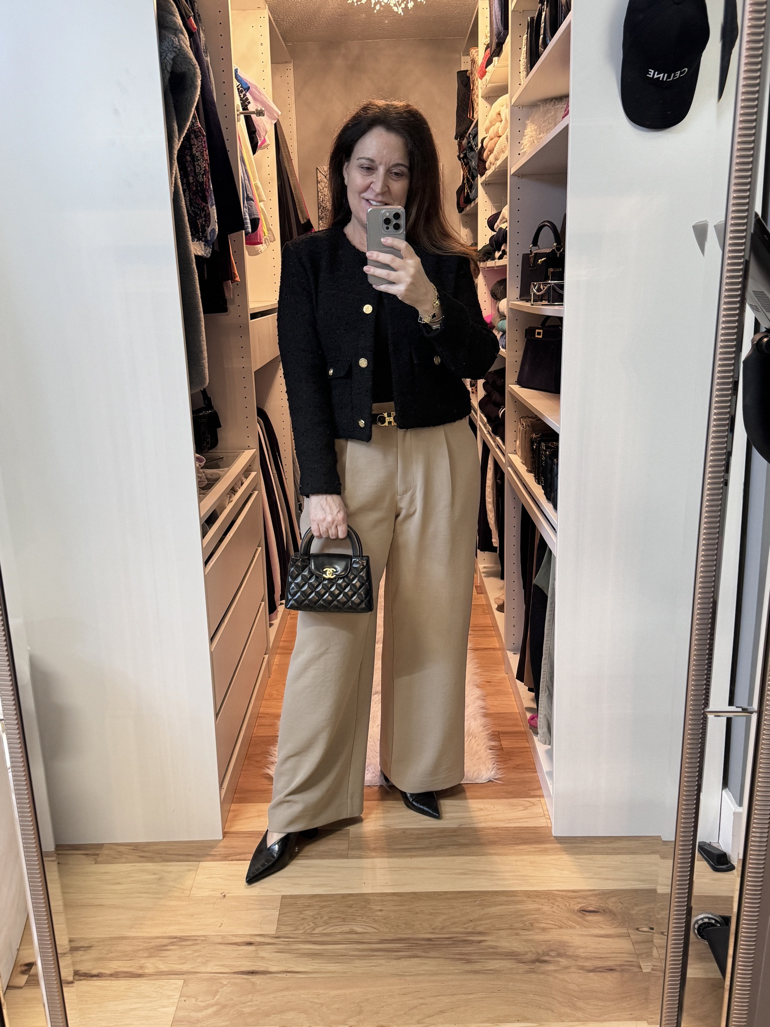 Black and tan are a match made in heaven!

#LTKover40 #LTKmidsize #LTKSpringSale