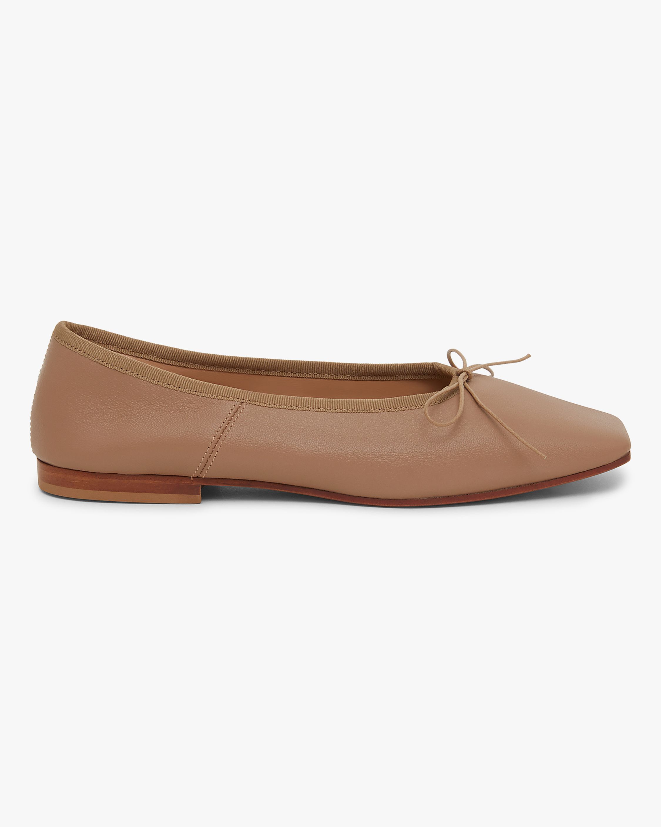 Square-Toe Ballerina Flat | Olivela