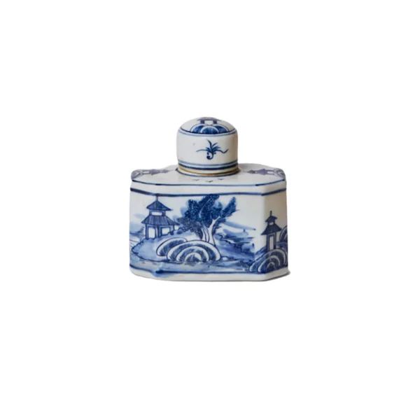 Apothecary Blue and White Pot | Meridian