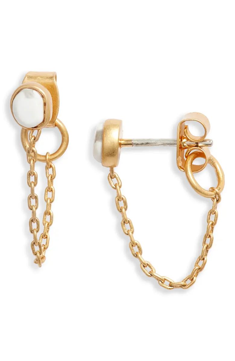 Opal Chain Stud Earrings | Nordstrom