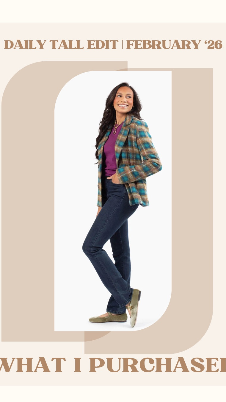 Okay, quick blazer moment because I’ve been thinking about this one for months.
This is the Savannah blazer from Amalli Talli, and the second I saw it, I was like… yeah, this is giving Anthropologie vibes.
The plaid is so good — neutral tans with a pop of teal — and the fabric has this soft, slightly fuzzy texture that makes it feel really elevated.
But then you open it and the lining is a royal blue floral print, which I love because it’s unexpected but still works.
I grabbed my usual medium tall. True to size in the shoulders, slightly boxy through the body — very intentional.
And the sleeves… I might actually roll them. Tall girl win.
It’s still on sale for $30, super versatile, and honestly such a solid wardrobe staple.



#LTKSaleAlert #LTKPlusSize #LTKTall