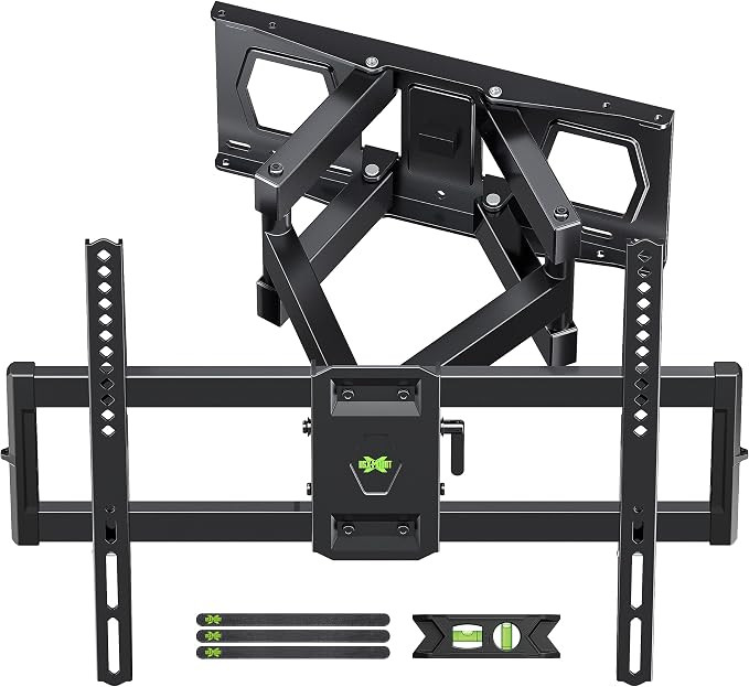 Full Motion TV Wall Mount for Most 37"-84" Flat Screen TV, Swivel or Tilt TV Wall Bracket with Du... | Amazon (US)
