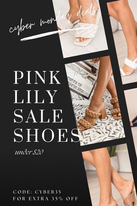 Pink Lily cyber monday sale shoes under $20 - code: CYBER35 for extra 35% off

#LTKsalealert #LTKshoecrush #LTKCyberWeek