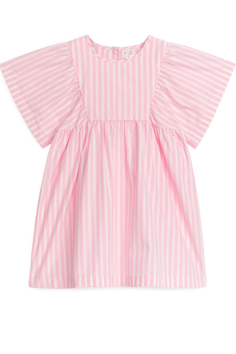 H & M - Cotton Poplin Dress - Pink | H&M (UK, MY, IN, SG, PH, TW, HK)