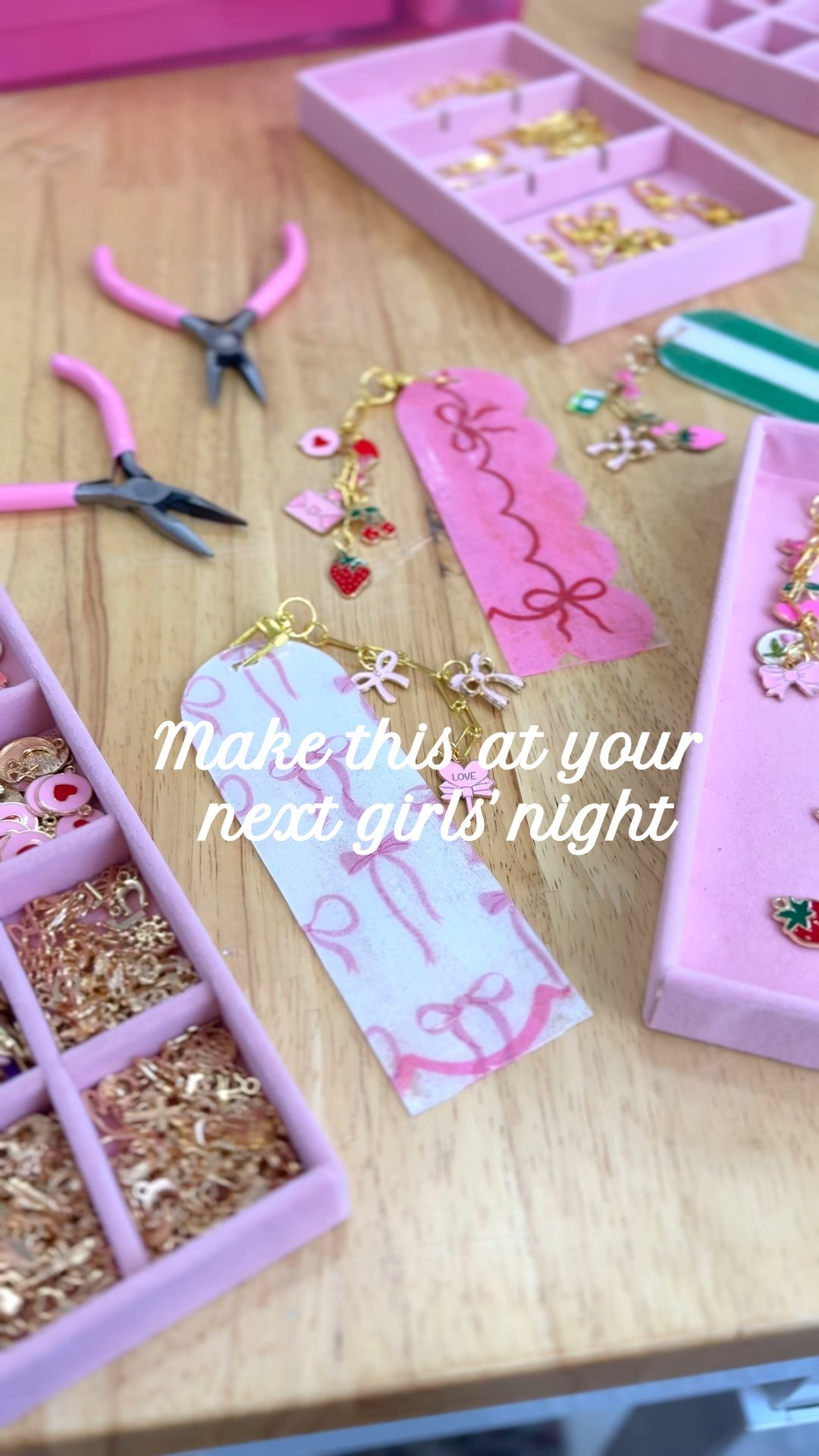 How cute are these charm bookmarks? DIY them at your next girls’ craft night! 

#LTKValentine #LTKHome