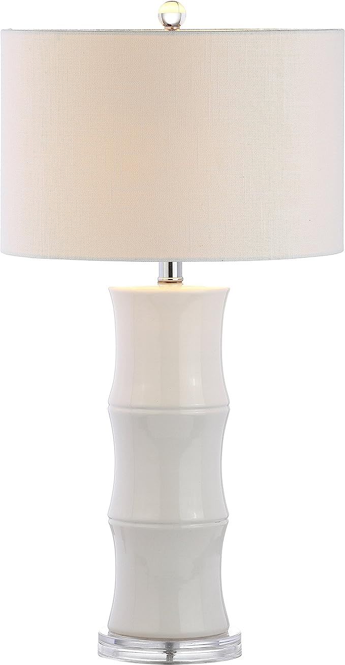 JONATHAN Y JYL3015C Tiki 26.5" Ceramic LED Table Lamp Contemporary Traditional Bedside Desk Night... | Amazon (US)