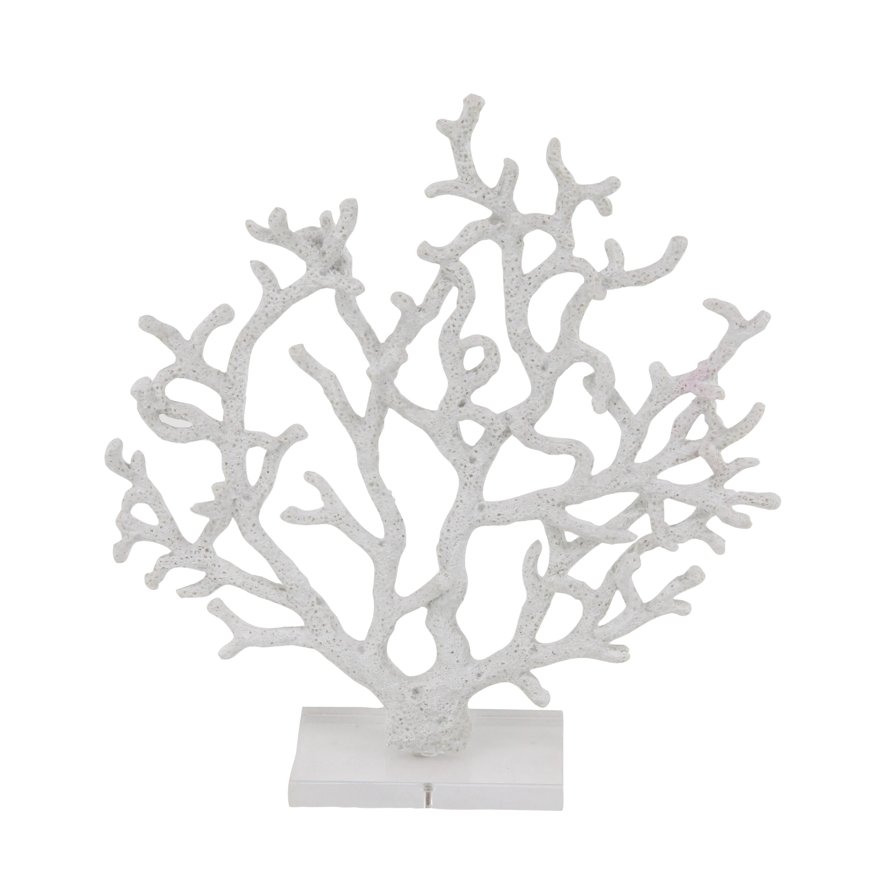 Grayson Lane White Stone Coastal Sculpture one_size | 38256 | Lowe's