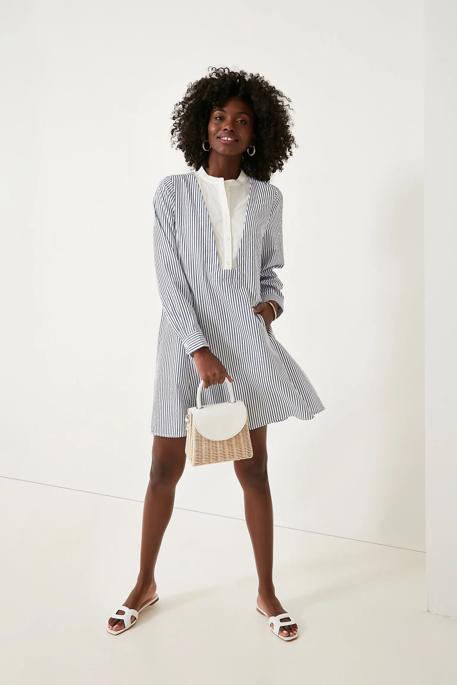 Blue Striped Lottie Dress | Tuckernuck (US)