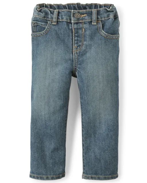 Baby And Toddler Boys Basic Bootcut Jeans - Tide Pool Wash | The Children's Place  - TIDE POOL | The Children's Place