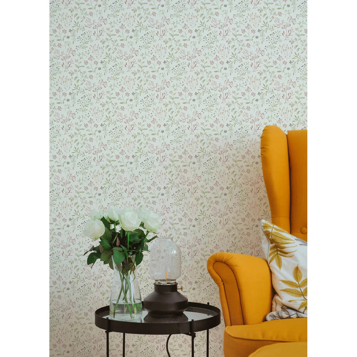 Birch Lane™ Siren Prepasted Floral Double Roll & Reviews | Wayfair | Wayfair North America