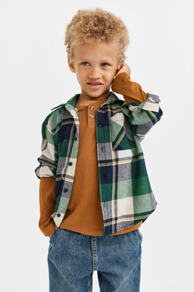 Cotton Flannel Shirt | H&M (US + CA)