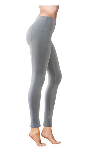 COMFY FOREVER Grey Leggings for Women, Gym & Workout Leggings for Women | Leggings for Girls | Plus Size Leggings Without Pockets, Compression Leggings Tummy Control, Athletic Leggings for Women (XL) | Amazon (US)