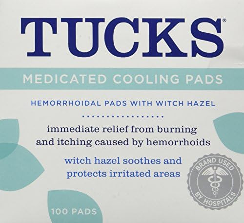 Tucks Cooling Pads, Medicated, 100 ct. | Amazon (US)