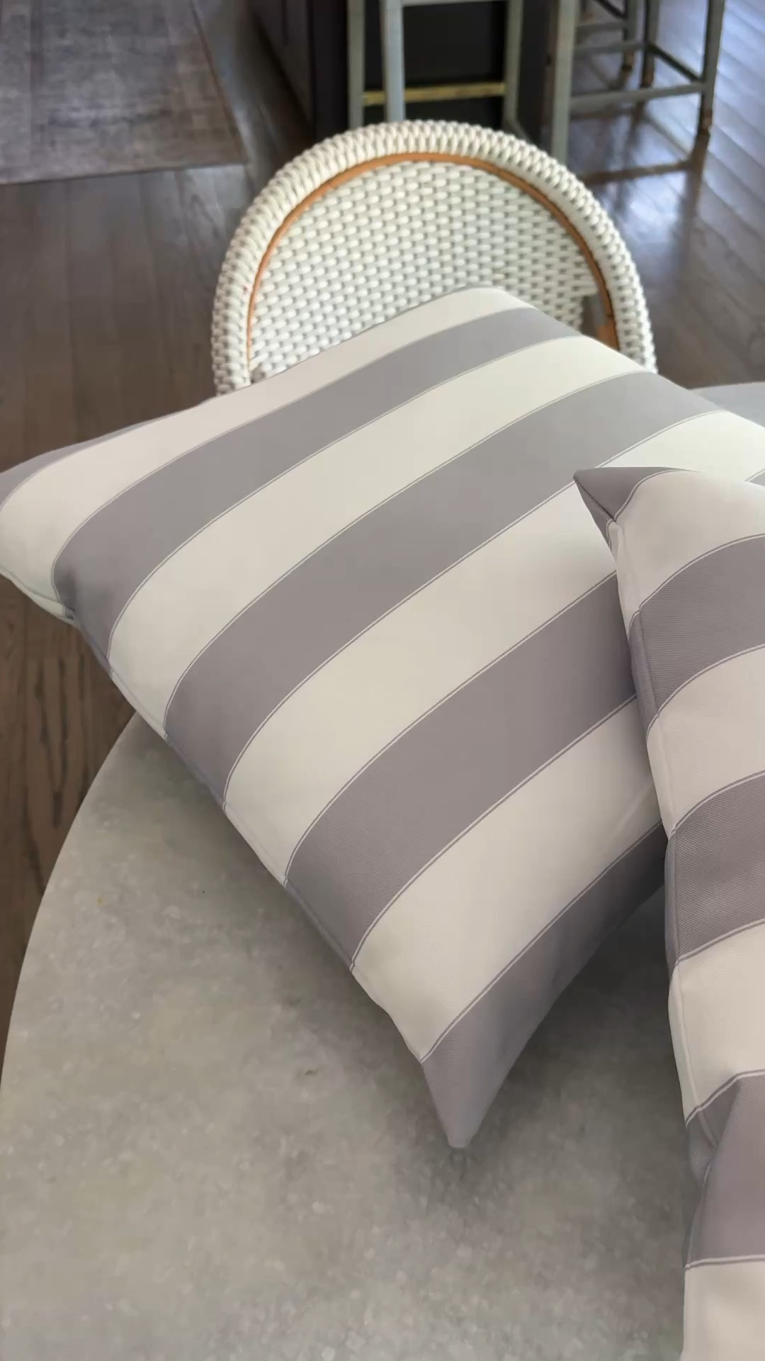 These outdoor cabana stripe pillows from @Wayfair are so good! They come in several colors and the inserts are included! Sold as a pair, perfect for your outdoor sofa, chairs or pool lounger!

#LTKSaleAlert #LTKHome #LTKSeasonal