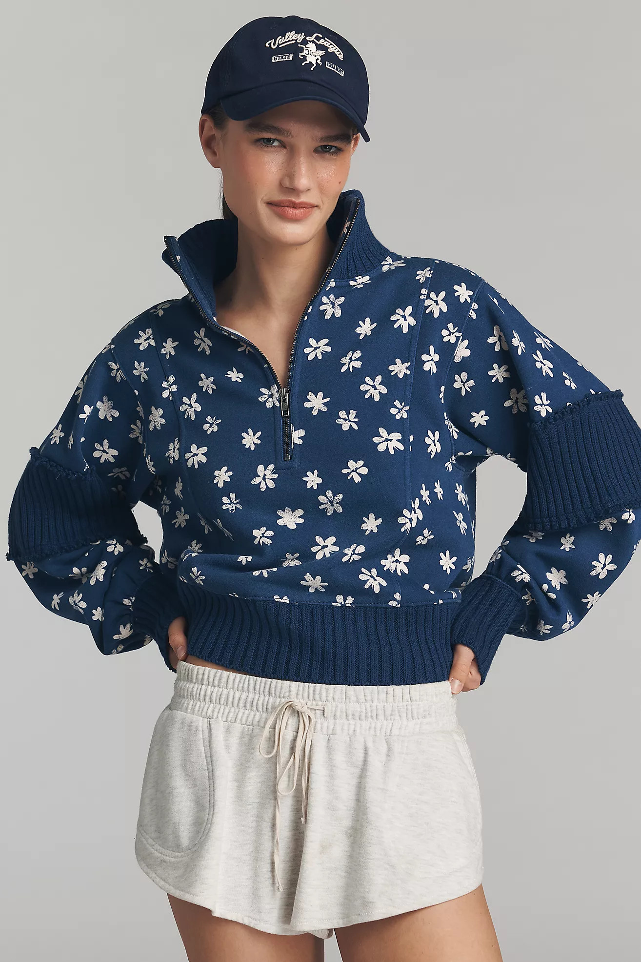 Daily Practice Indy Half-Zip Pullover Sweatshirt | Anthropologie (US)