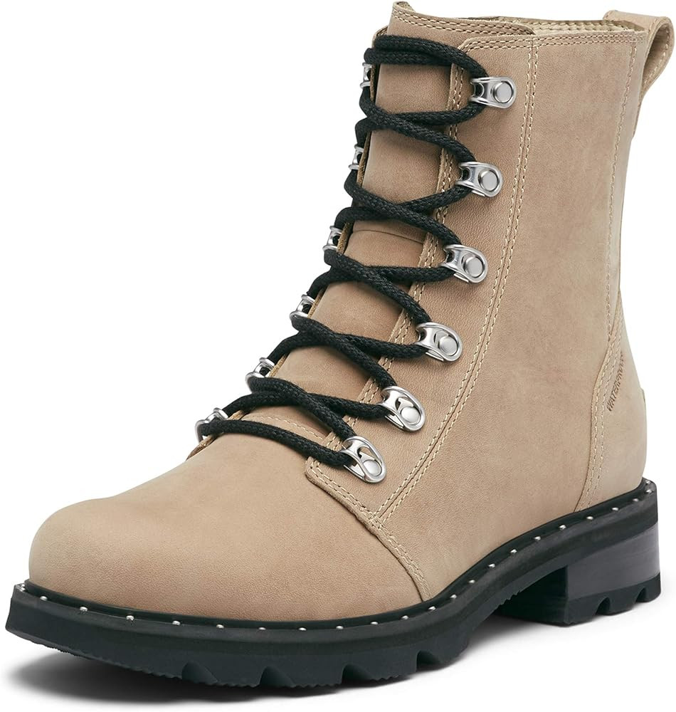 SOREL Women's Lennox Lace Rain Boot — Waterproof Leather Boots | Amazon (US)