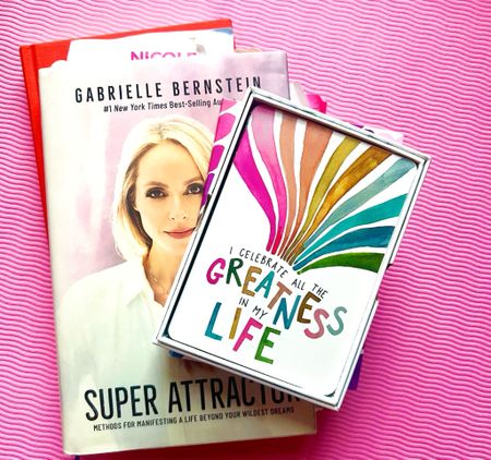 Focus ✨💖 Doing a round up of my January health faves and have to include some Gabby B! Love following, reading (books), listening (podcast and IG) and participating in her annual Manifesting Challenge. Sparks JOY! ⚡️✨ Linking my favorite of her books (shown: ‘Super Attractor’), and her card decks I own (one shown is the ‘Spirit Junkie’ deck)!

#LTKfindsunder50 #LTKGiftGuide