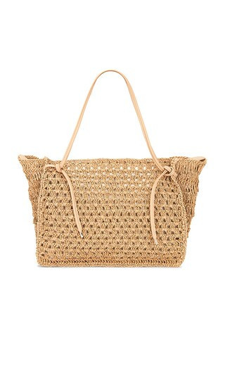 Dolce Vita Ravello Raffia Tote Bag in Neutral. | Revolve Clothing (Global)