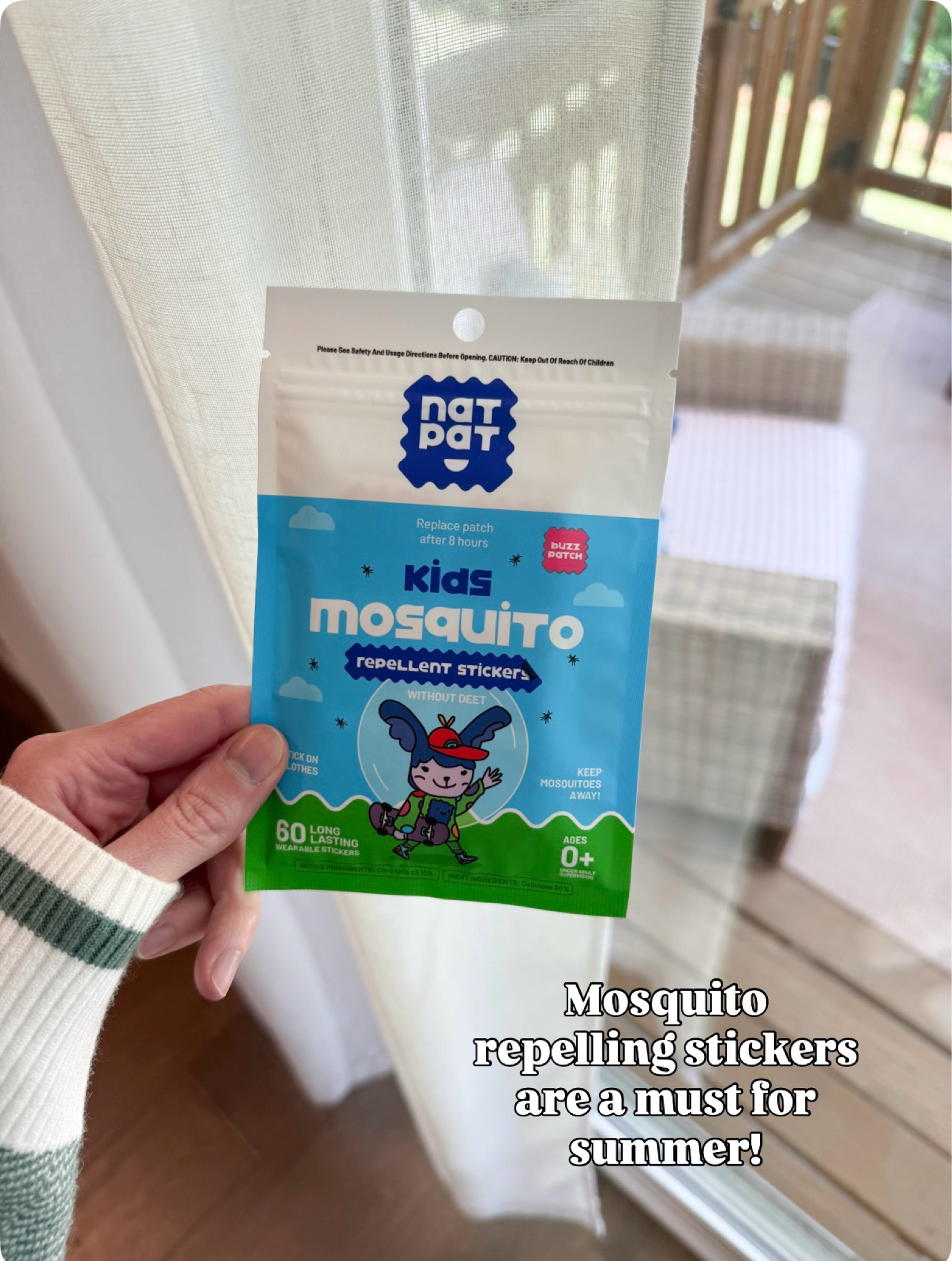 Mosquito repellent stickers - a must have for summer! 



#LTKBaby #LTKKids