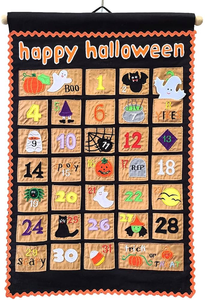 Happy Halloween Advent Countdown Calendar Decoration for Kids and Family by My Growing Season | W... | Amazon (US)