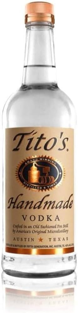 Tito's Handmade Vodka, 750 mL, 80 Proof | Amazon (US)