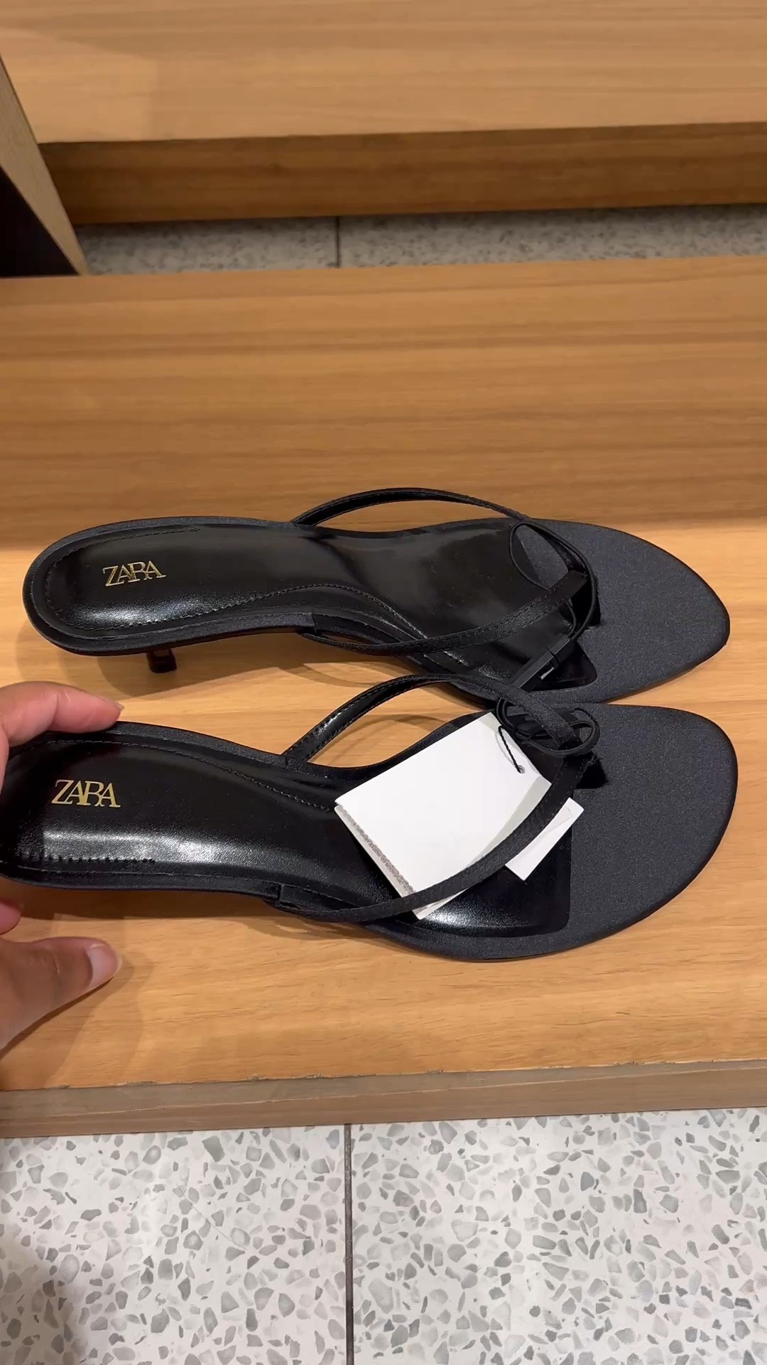 Satin Kitten Heel Sandals 