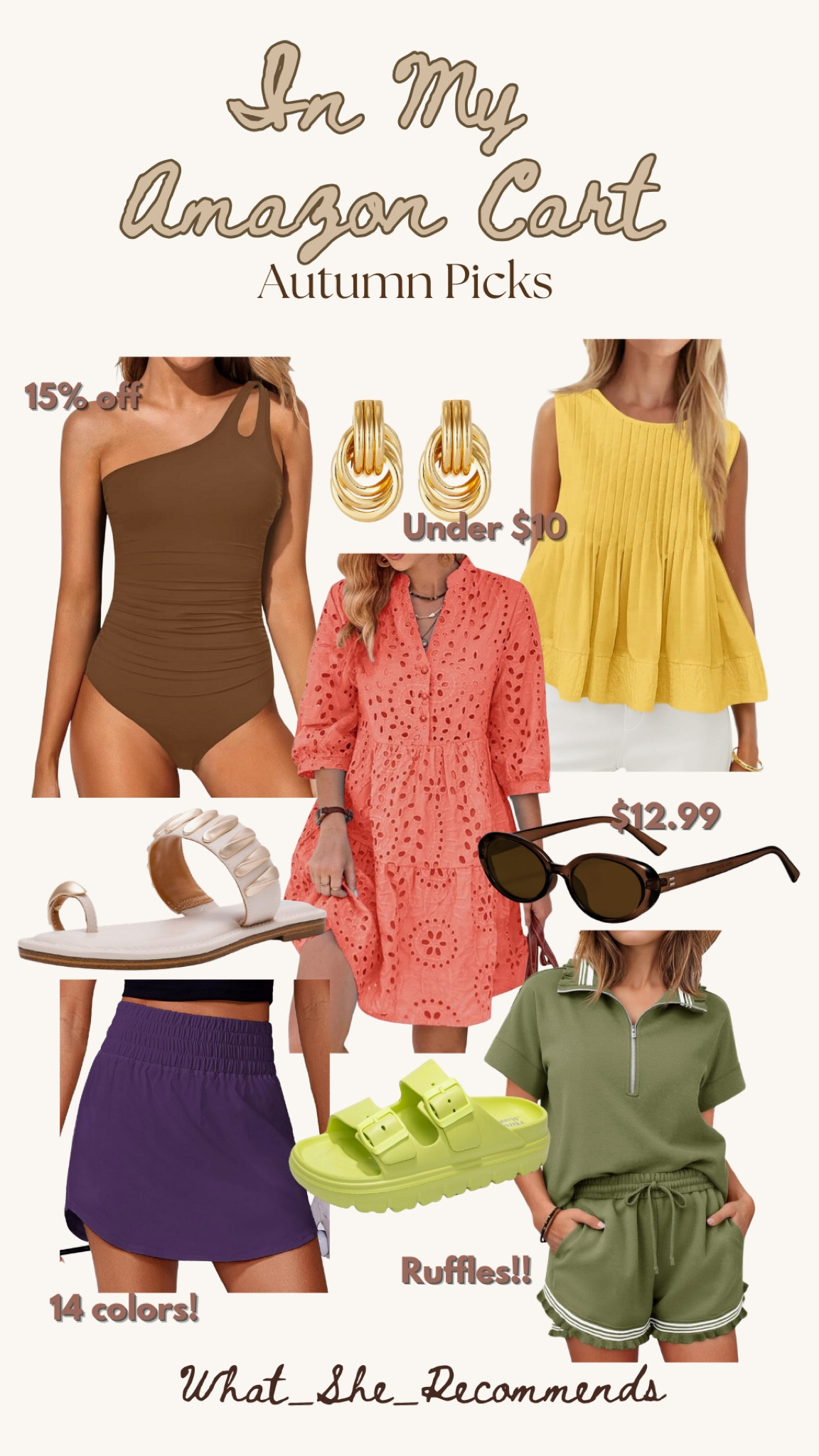 Autumn finds in my Amazon cart! Most are on sale, and come in multiple colors. Shop 👇 

#LTKmomlife #LTKWorkwear #LTKSaleAlert