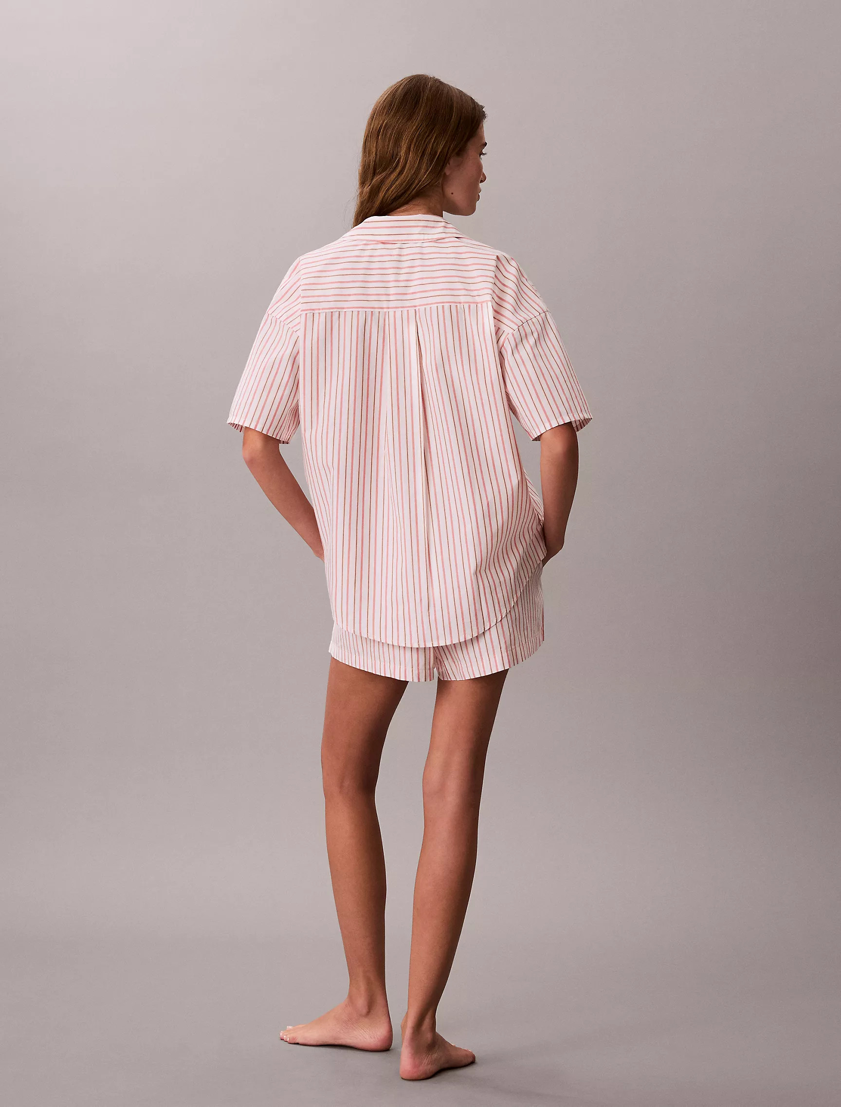 Cotton Poplin Sleep Shorts | Calvin Klein | Calvin Klein (US)