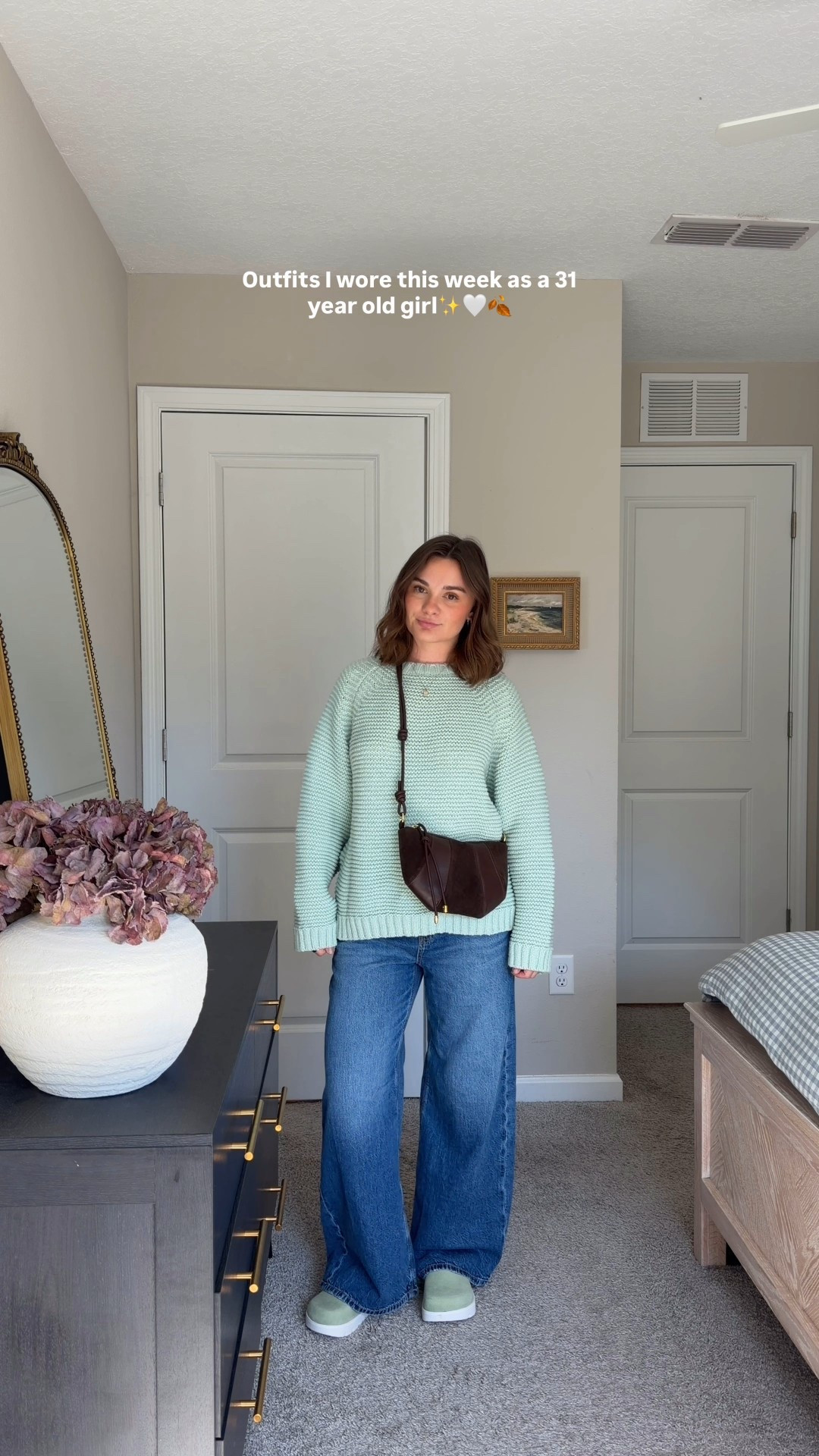 everything I wore this week 🍂✨ 

First mint green sweater and ADA sweater linked on my TTS 










fall outfit, autumn outfit inspo, aesthetic style, Pinterest girl, autumn pinterest inspired style, outfit styling


#octoberoutfits #falloutfitinspo #ootdfall #fallstyle2025 #everydayoutfit #realoutfits #ootdreel #fallwardrobe

#LTKSaleAlert #LTKStyleTip #LTKFindsUnder50