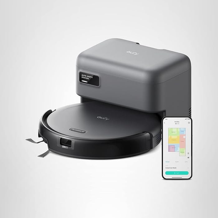 eufy C10 Robot Vacuum Self Emptying, 8 Weeks Hands Free, Advanced Smart Mapping with LiDAR Naviga... | Amazon (US)