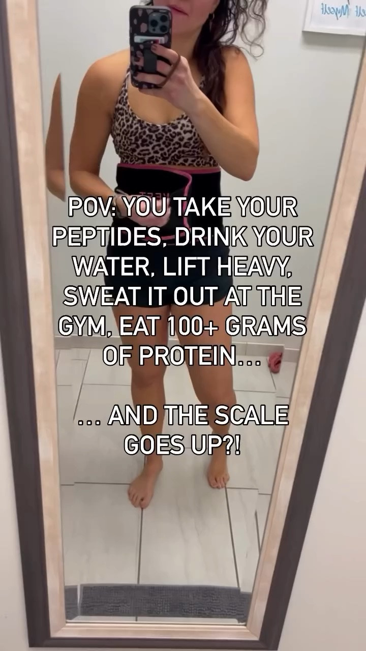 P*p🌊s? ✅
Protein? ✅
Hydration? ✅
Strength training? ✅
Sunday Reset done? ✅
Feeling stronger, more energized, and more consistent than you've been in months? ✅

👀 Step on the scale...+3 pounds.

Cue the internal panic. 😅

But before you let that number ruin your day, let's talk.

You lifted heavy this week? Your muscles are holding water while they repair.
You've been hydrating? That's a good thing.
You've increased minerals or salt? Your body is responding.
Hormones? PMS? Stress? Travel?

The scale doesn't know the difference between body fat and a body that's recovering, rebuilding, and healing.

The thing we have to remember is the scale is a data point. The scale can't measure:

💛 Better energy
💛 More strength
💛 More patience with your kids
💛 Consistency
💛 Better sleep
💛 Less inflammation
💛 The confidence that comes from keeping promises to yourself

And it certainly can't measure the peace that comes from caring for your body instead of constantly criticizing it.

The Sunday Reset helps me have a data point for the checklist of items that truly matters!

Am I nourishing my body?
Am I moving consistently?
Am I spending time with God?
Am I creating habits that support the life I want to live?
Those are the questions that create lasting change.

Not what the scale says on a random Tuesday morning. 😘

And if you're looking for another tool that's helped support my goals, recovery, hunger, and consistency, the p*p🌊s have become part of my routine.

💛 Comment INFO and I'll send you my favorites.
💛 Comment RESET and you my 6 step Sunday Reset method.

#sundayreset #healthybyheatherbrown